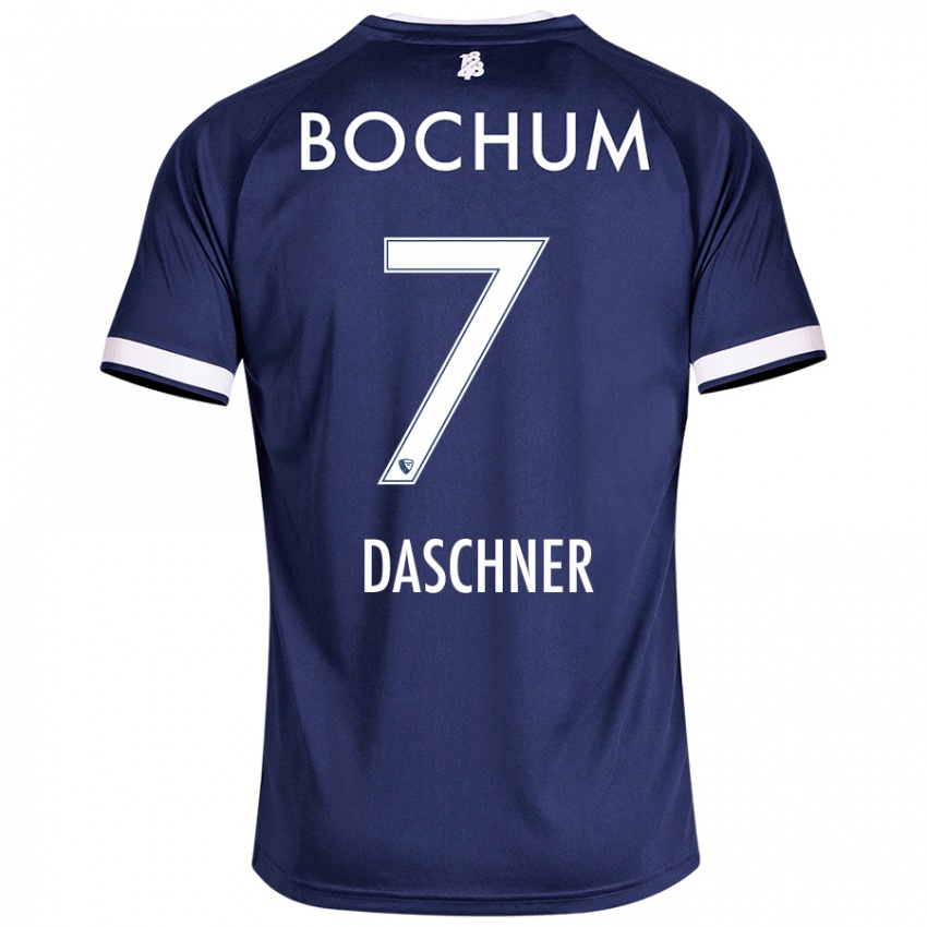 Niño Camiseta Lukas Daschner #7 Azul Oscuro 1ª Equipación 2024/25 La Camisa México