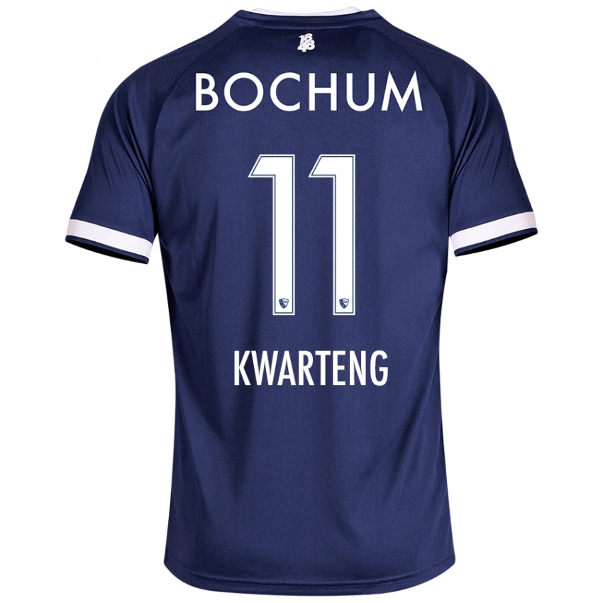 Niño Camiseta Moritz-Broni Kwarteng #11 Azul Oscuro 1ª Equipación 2024/25 La Camisa México