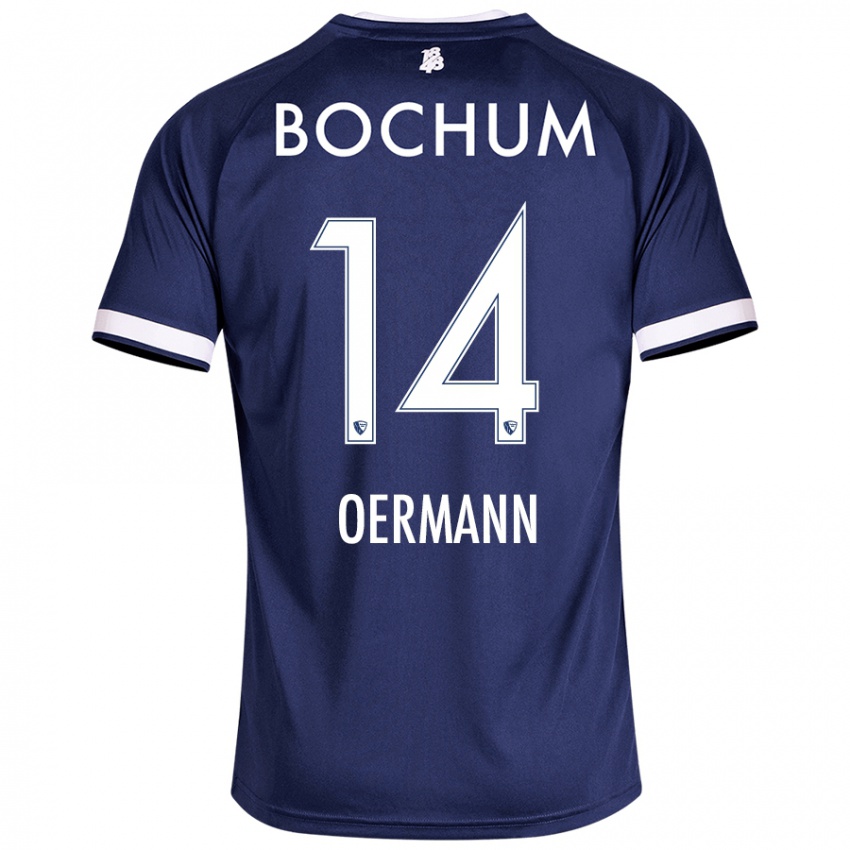 Niño Camiseta Tim Oermann #14 Azul Oscuro 1ª Equipación 2024/25 La Camisa México