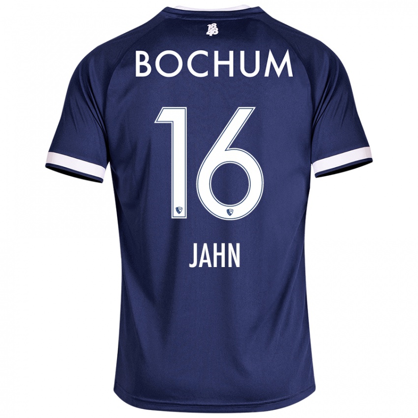 Niño Camiseta Niklas Jahn #16 Azul Oscuro 1ª Equipación 2024/25 La Camisa México