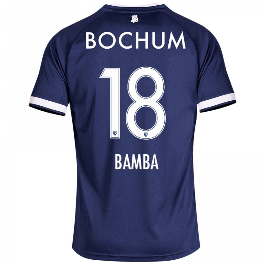 Niño Camiseta Samuel Bamba #18 Azul Oscuro 1ª Equipación 2024/25 La Camisa México