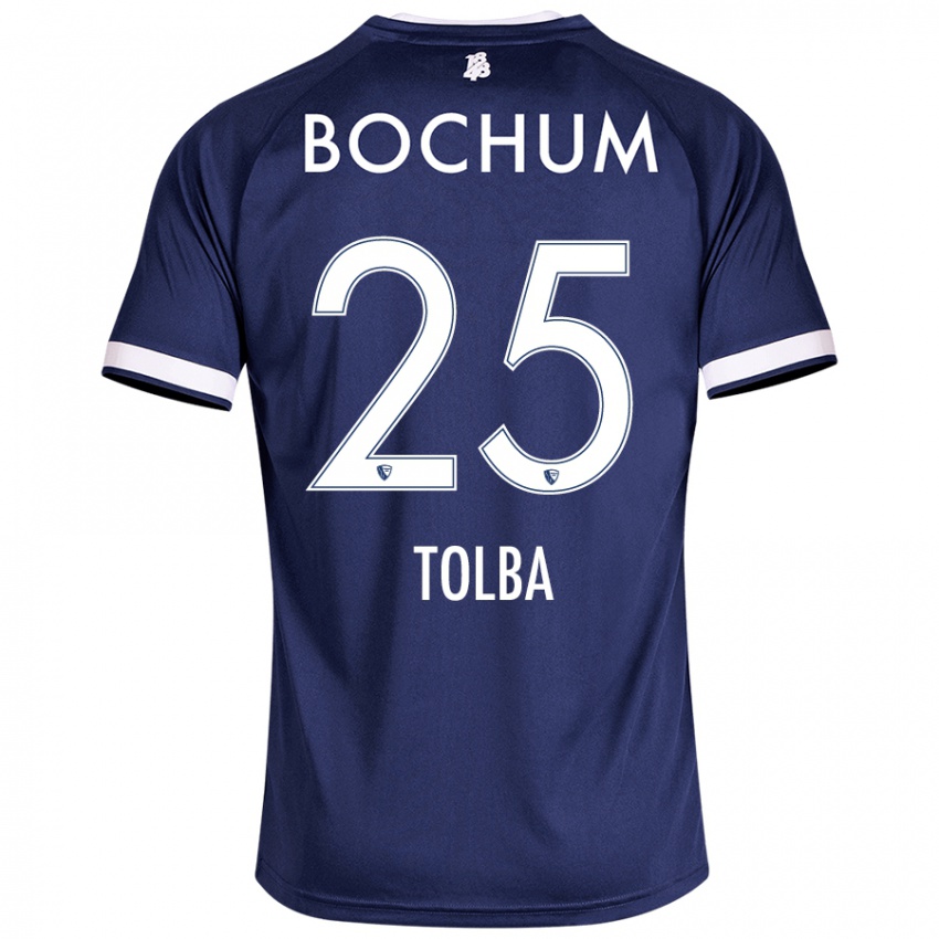 Niño Camiseta Mohammed Tolba #25 Azul Oscuro 1ª Equipación 2024/25 La Camisa México