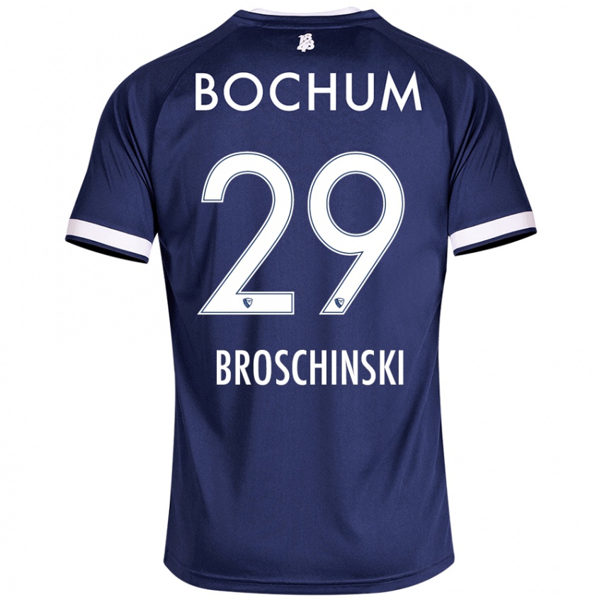 Niño Camiseta Moritz Broschinski #29 Azul Oscuro 1ª Equipación 2024/25 La Camisa México