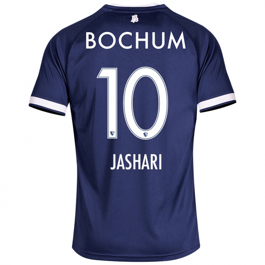 Niño Camiseta Lirim Jashari #10 Azul Oscuro 1ª Equipación 2024/25 La Camisa México