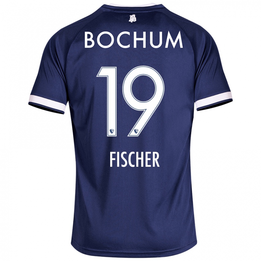 Niño Camiseta Desmond Fischer #19 Azul Oscuro 1ª Equipación 2024/25 La Camisa México