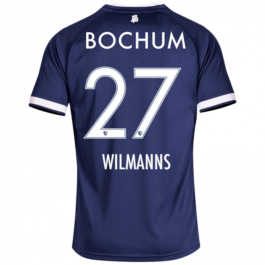 Niño Camiseta Anjo Wilmanns #27 Azul Oscuro 1ª Equipación 2024/25 La Camisa México