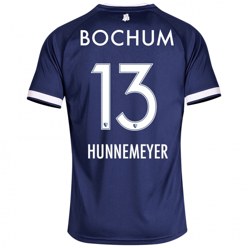 Niño Camiseta Maja Hünnemeyer #13 Azul Oscuro 1ª Equipación 2024/25 La Camisa México