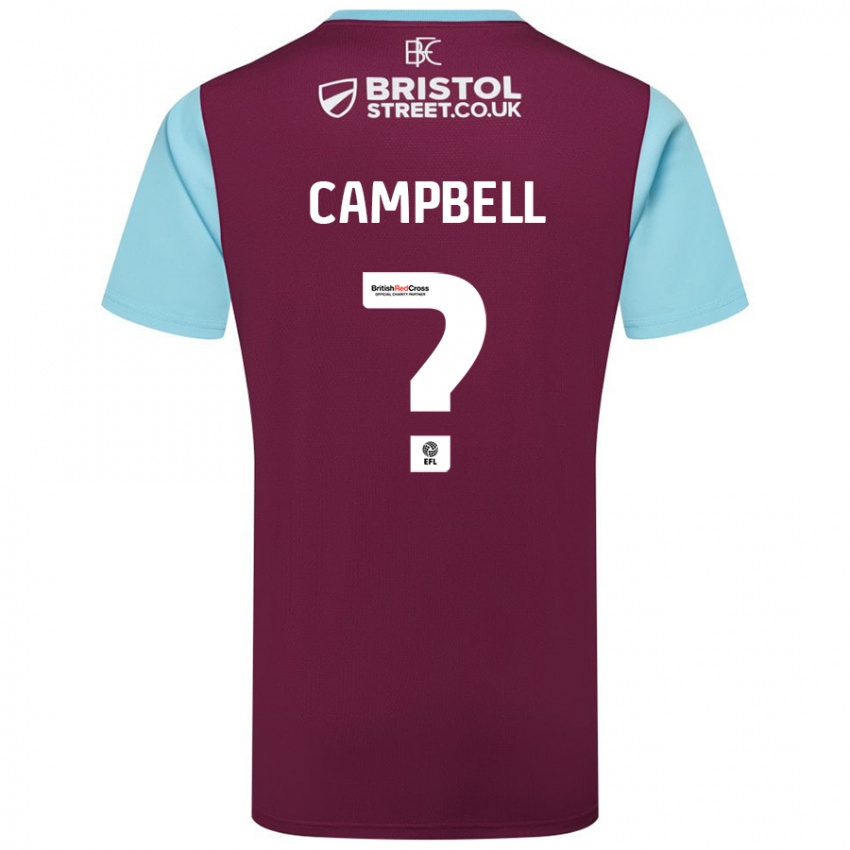 Niño Camiseta Murray Campbell #0 Borgoña Azul Cielo 1ª Equipación 2024/25 La Camisa México