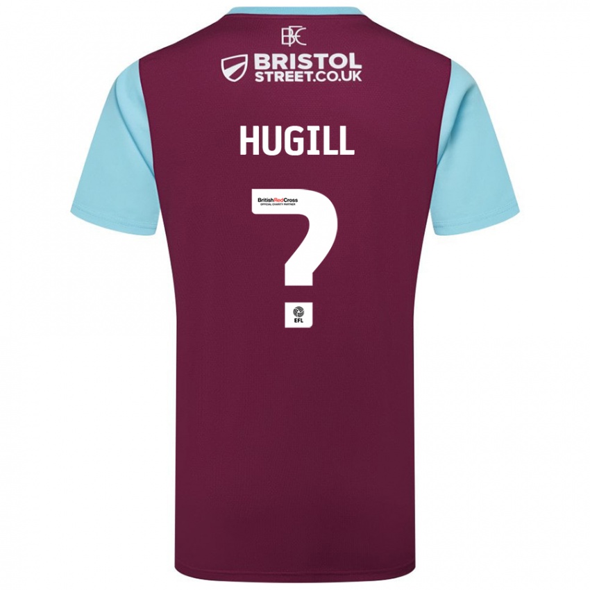 Niño Camiseta Will Hugill #0 Borgoña Azul Cielo 1ª Equipación 2024/25 La Camisa México