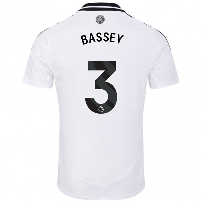 Niño Camiseta Calvin Bassey #3 Blanco 1ª Equipación 2024/25 La Camisa México