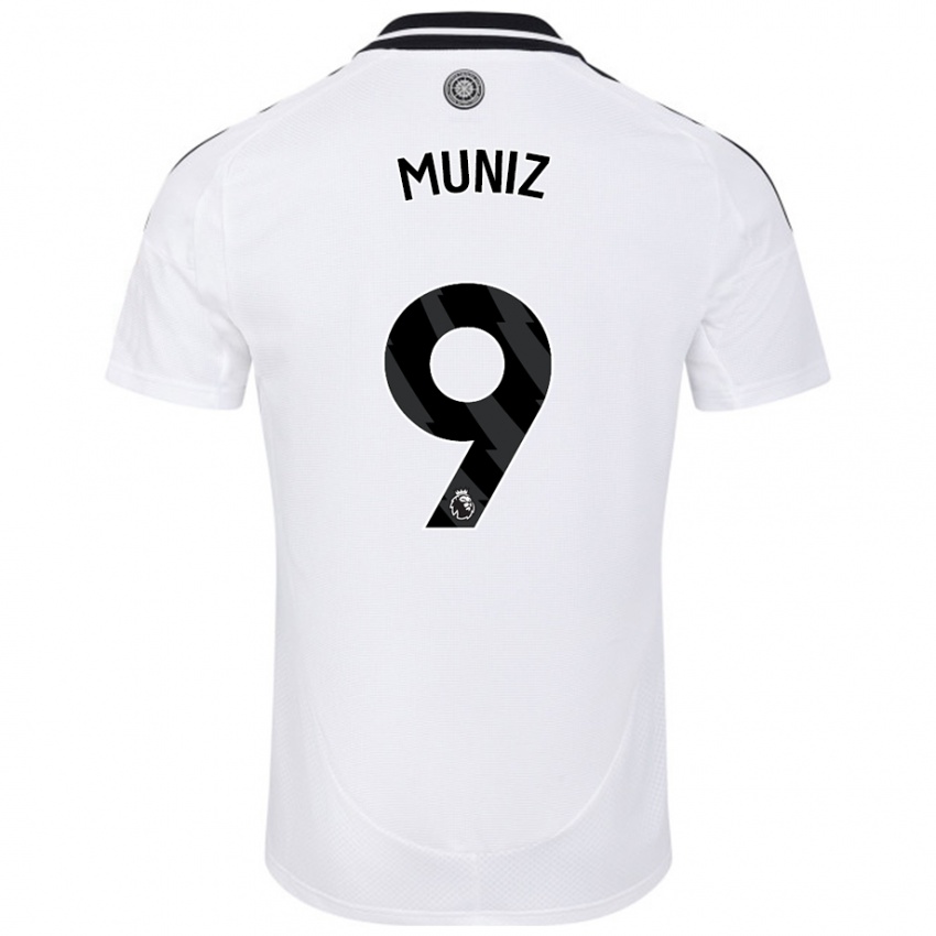 Niño Camiseta Rodrigo Muniz #9 Blanco 1ª Equipación 2024/25 La Camisa México