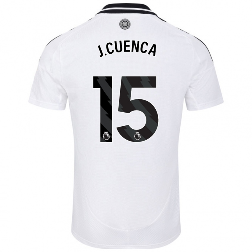 Niño Camiseta Jorge Cuenca #15 Blanco 1ª Equipación 2024/25 La Camisa México