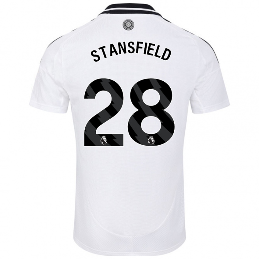 Niño Camiseta Jay Stansfield #28 Blanco 1ª Equipación 2024/25 La Camisa México