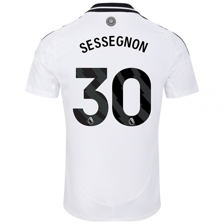 Niño Camiseta Ryan Sessegnon #30 Blanco 1ª Equipación 2024/25 La Camisa México