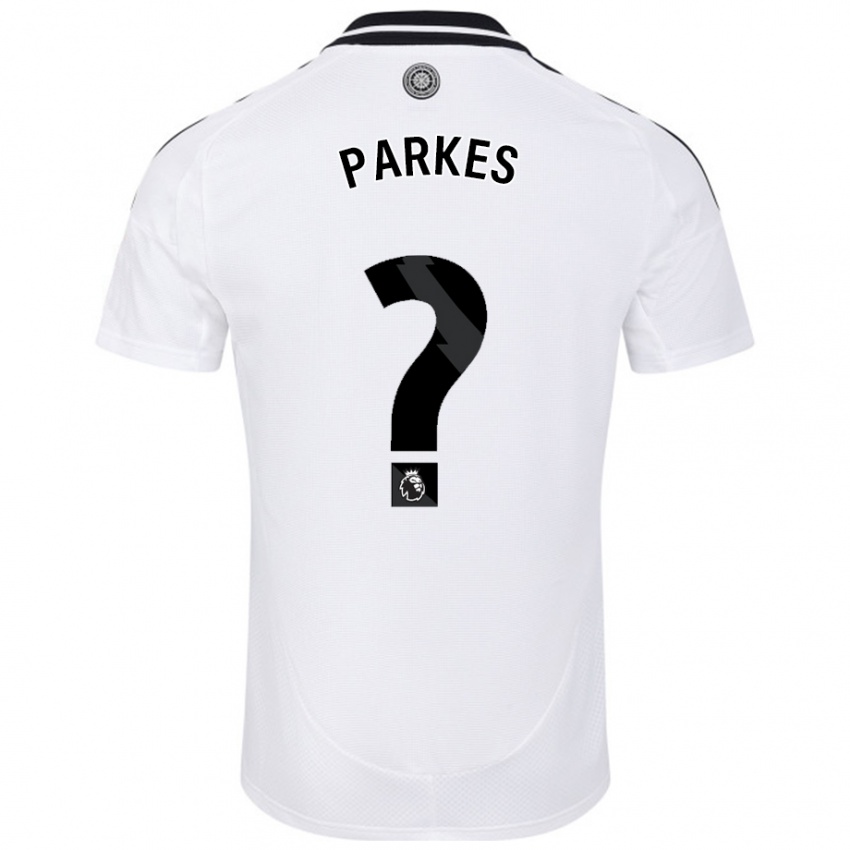 Niño Camiseta Stefan Parkes #0 Blanco 1ª Equipación 2024/25 La Camisa México