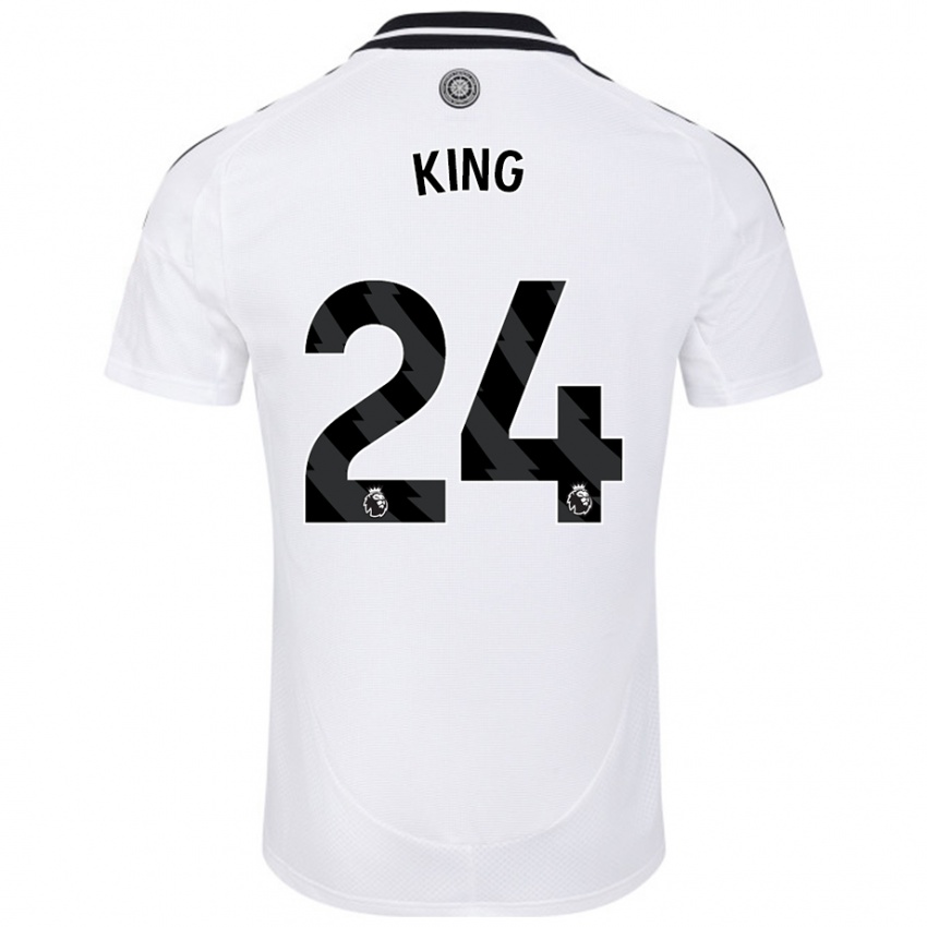 Niño Camiseta Joshua King #24 Blanco 1ª Equipación 2024/25 La Camisa México