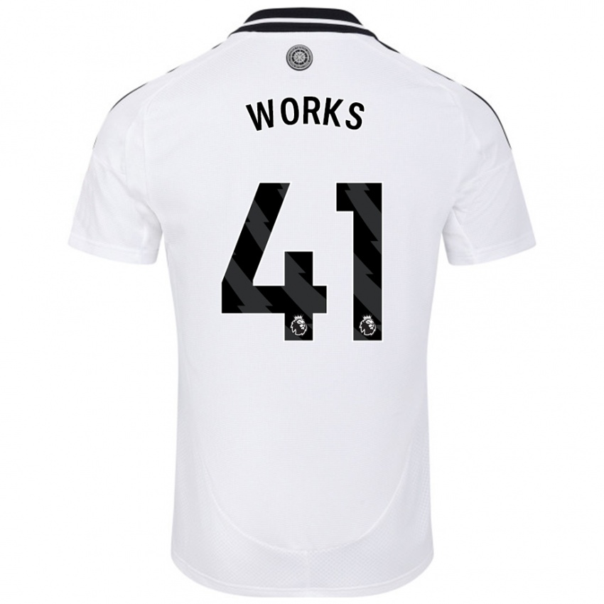 Niño Camiseta Terrell Works #41 Blanco 1ª Equipación 2024/25 La Camisa México