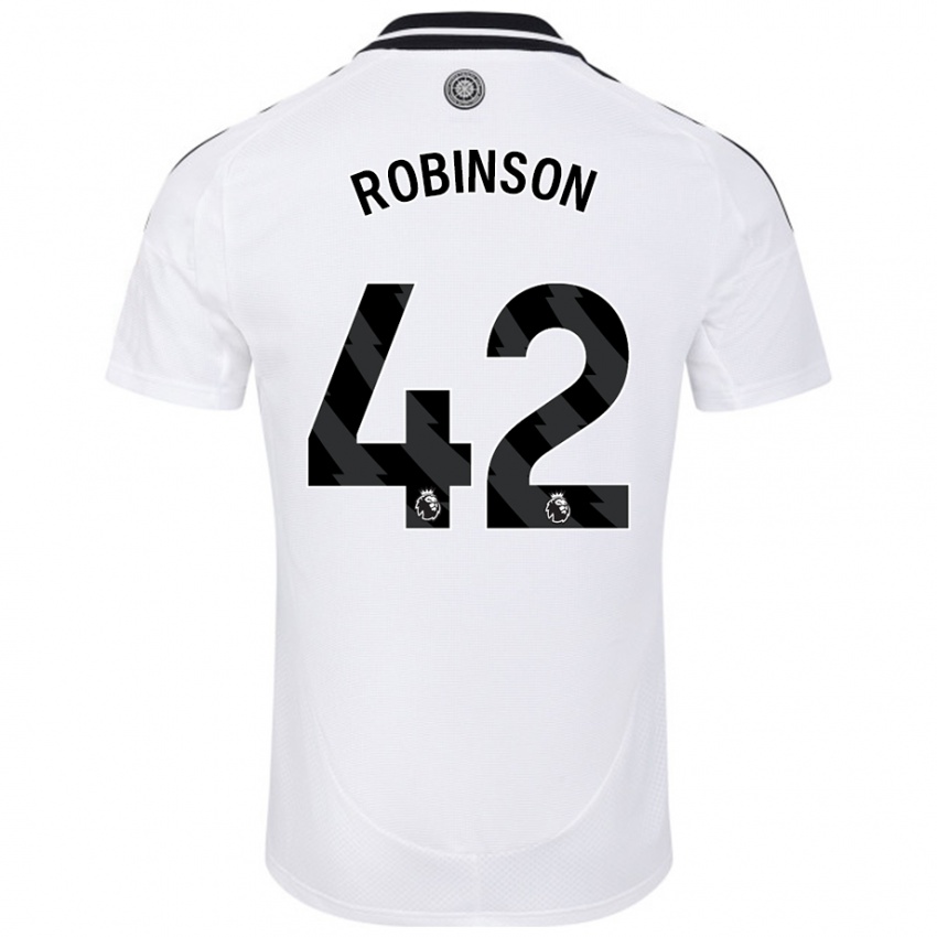 Niño Camiseta Charlie Robinson #42 Blanco 1ª Equipación 2024/25 La Camisa México