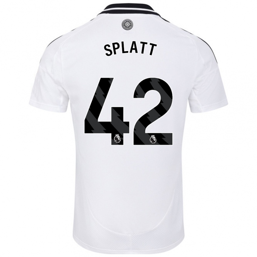 Niño Camiseta Delano Splatt #42 Blanco 1ª Equipación 2024/25 La Camisa México