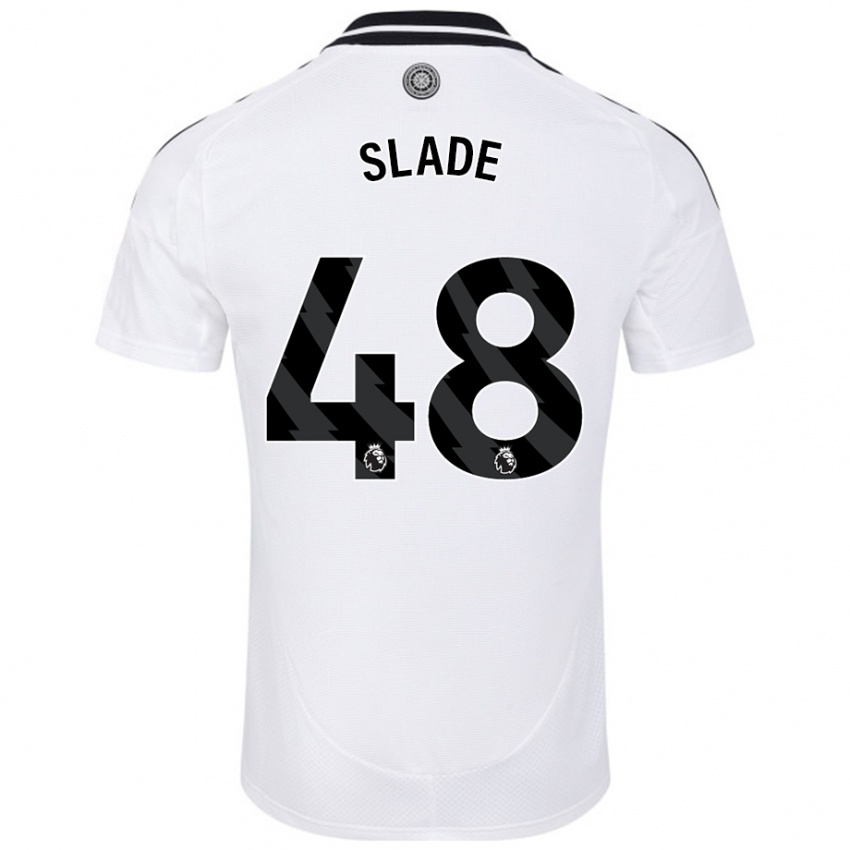 Niño Camiseta Bradley Slade #48 Blanco 1ª Equipación 2024/25 La Camisa México