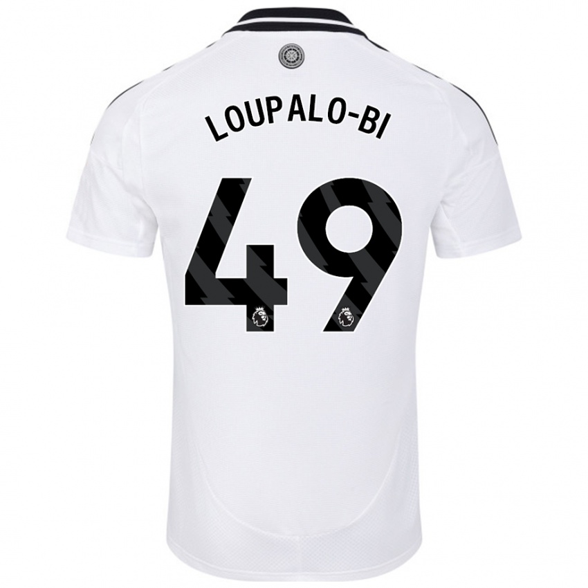 Niño Camiseta Aaron Loupalo-Bi #49 Blanco 1ª Equipación 2024/25 La Camisa México