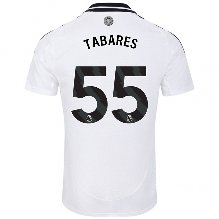 Niño Camiseta Samuel Tabares #55 Blanco 1ª Equipación 2024/25 La Camisa México