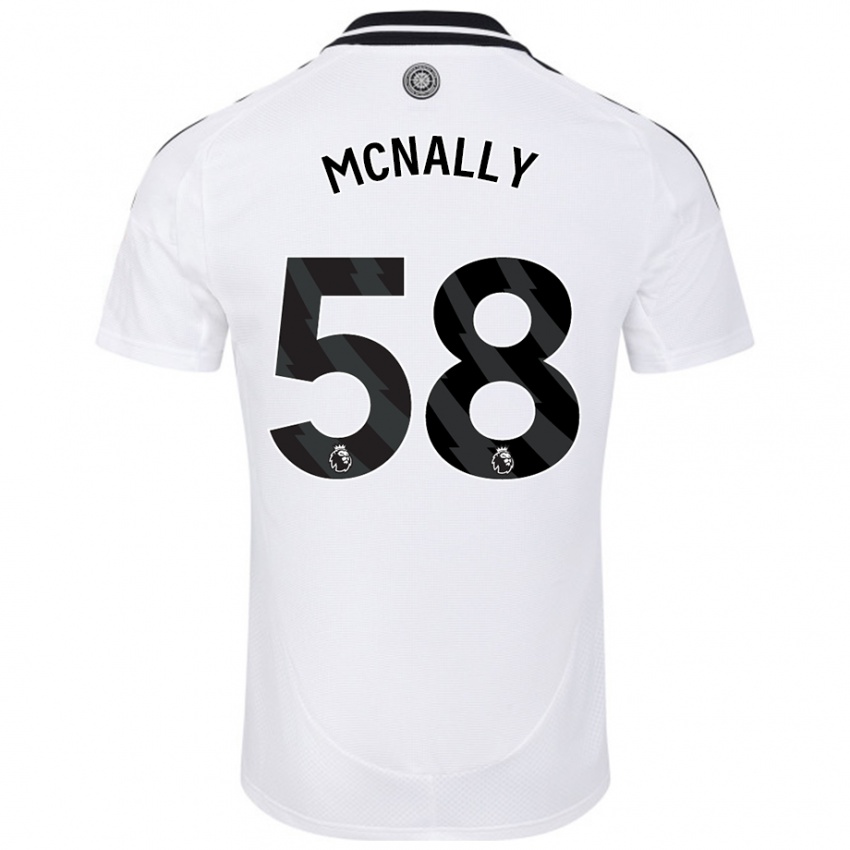 Niño Camiseta Alfie Mcnally #58 Blanco 1ª Equipación 2024/25 La Camisa México