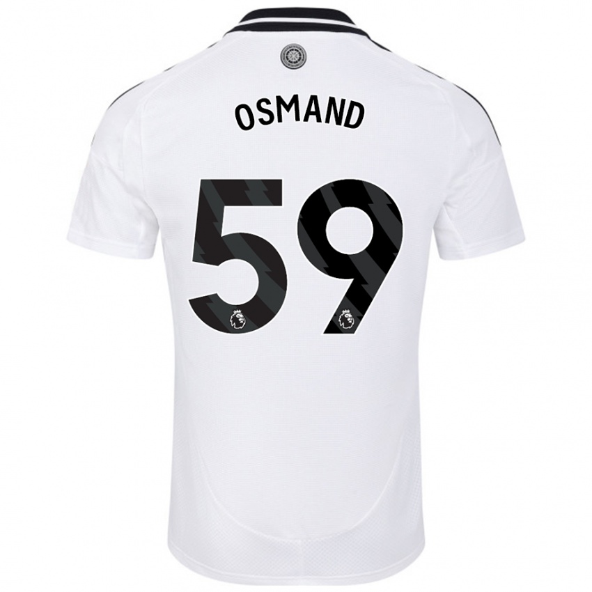 Niño Camiseta Callum Osmand #59 Blanco 1ª Equipación 2024/25 La Camisa México