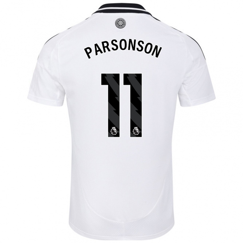 Niño Camiseta Madi Parsonson #11 Blanco 1ª Equipación 2024/25 La Camisa México