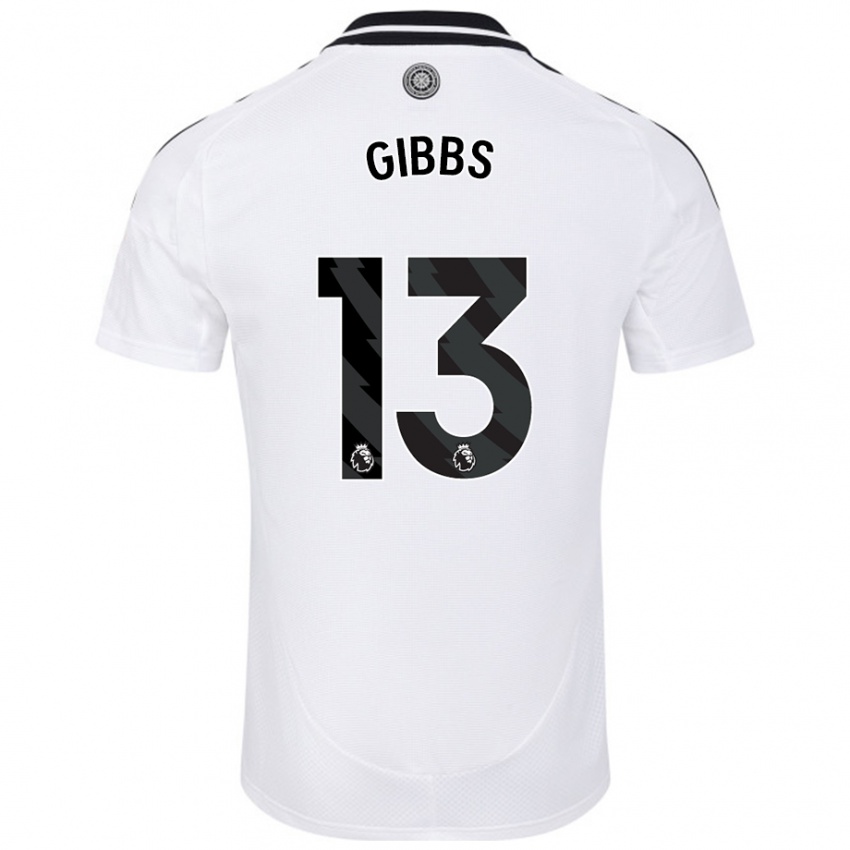 Niño Camiseta Frankie Gibbs #13 Blanco 1ª Equipación 2024/25 La Camisa México