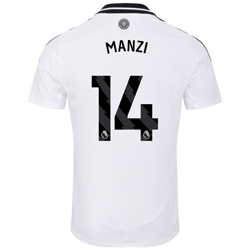 Niño Camiseta Sophie Manzi #14 Blanco 1ª Equipación 2024/25 La Camisa México