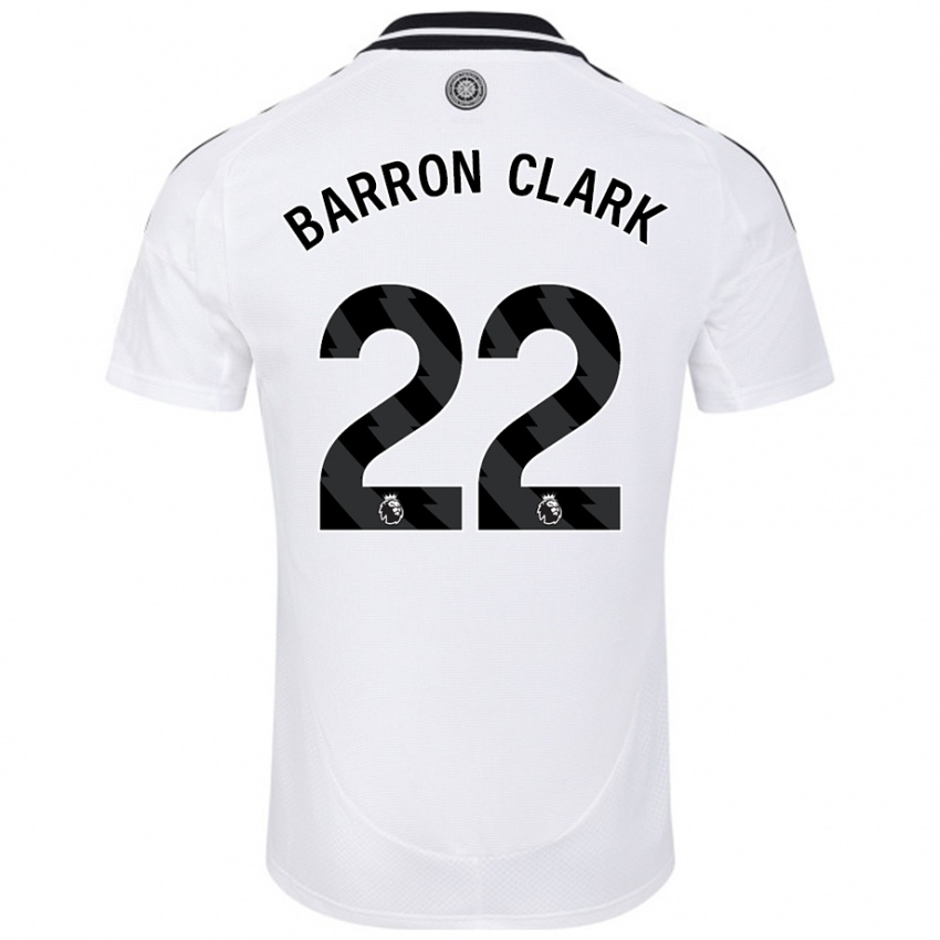 Niño Camiseta Betty Barron-Clark #22 Blanco 1ª Equipación 2024/25 La Camisa México