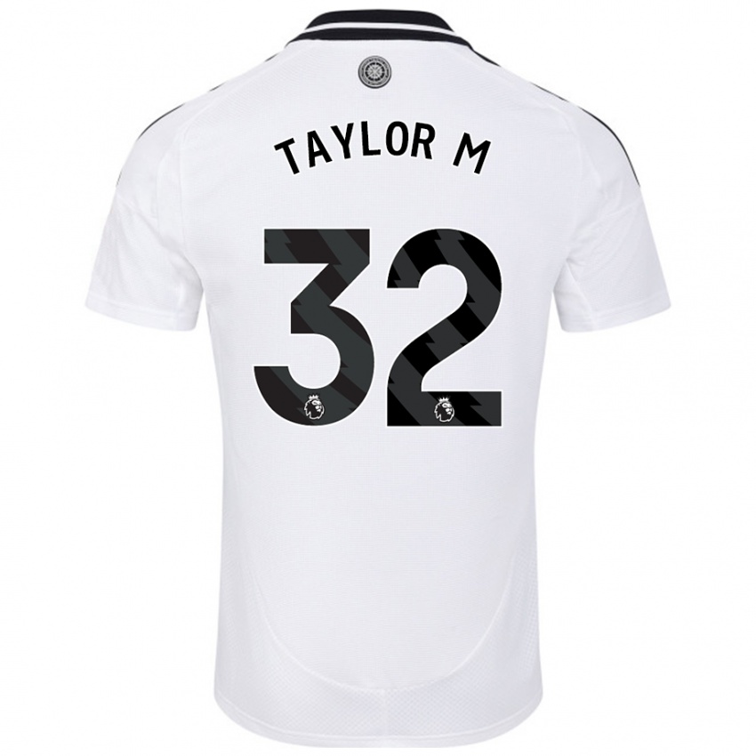 Niño Camiseta Belle Taylor-M #32 Blanco 1ª Equipación 2024/25 La Camisa México