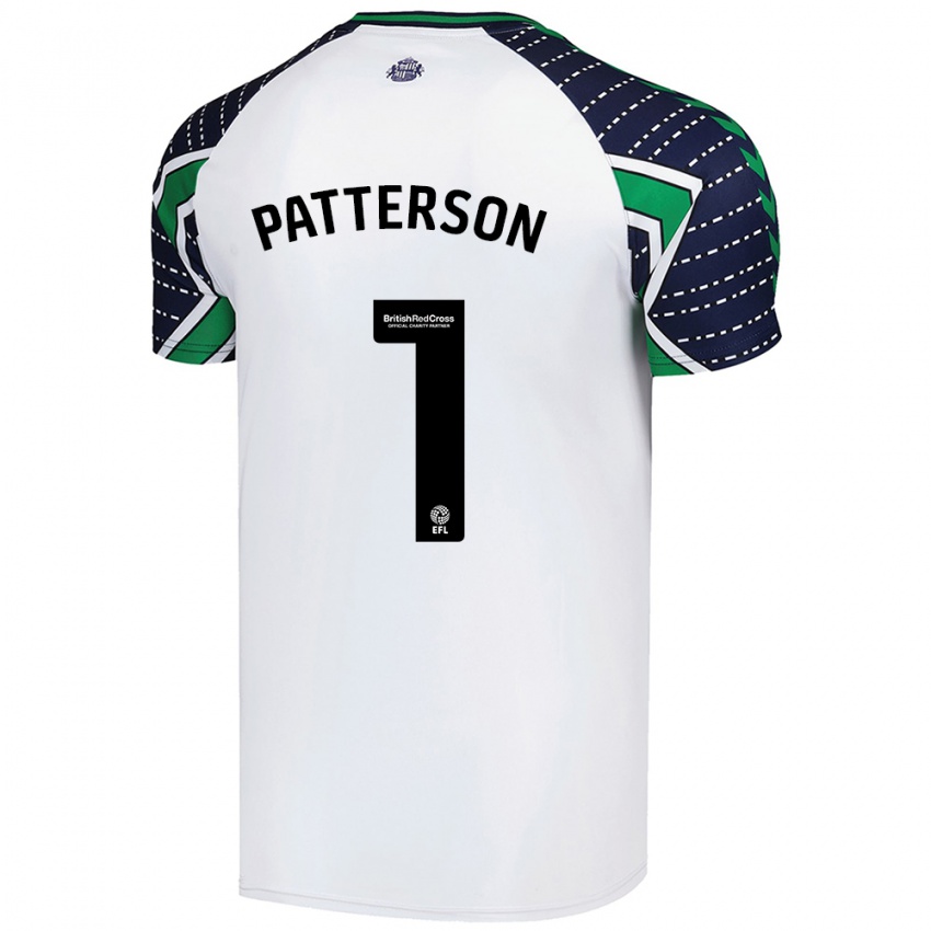 Niño Camiseta Anthony Patterson #1 Blanco 2ª Equipación 2024/25 La Camisa México