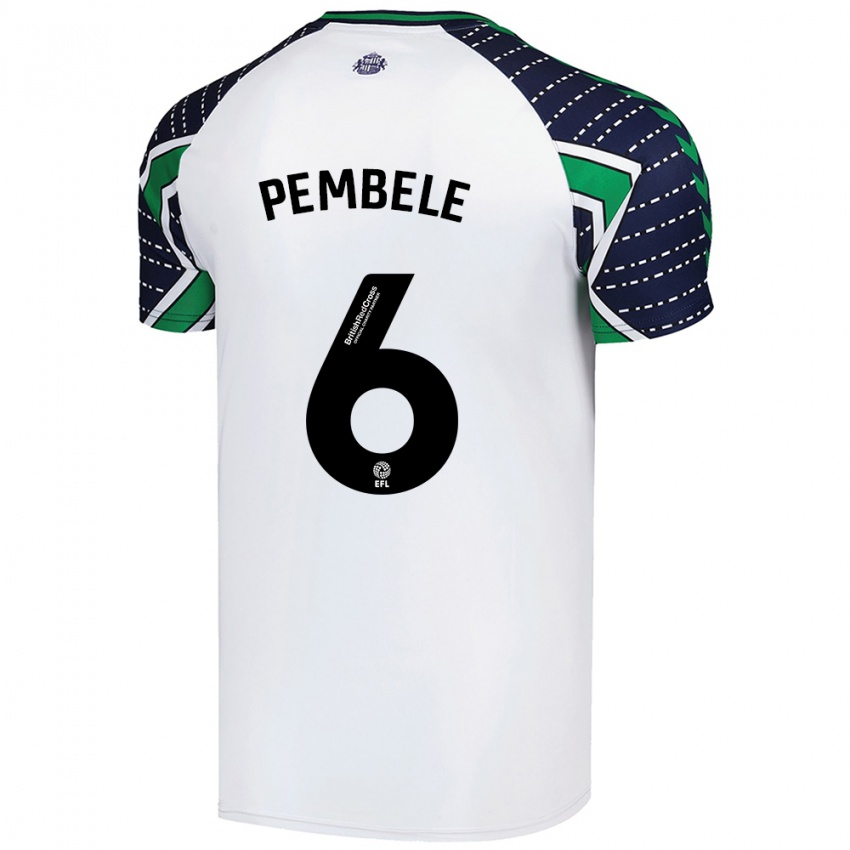 Niño Camiseta Timothée Pembélé #6 Blanco 2ª Equipación 2024/25 La Camisa México