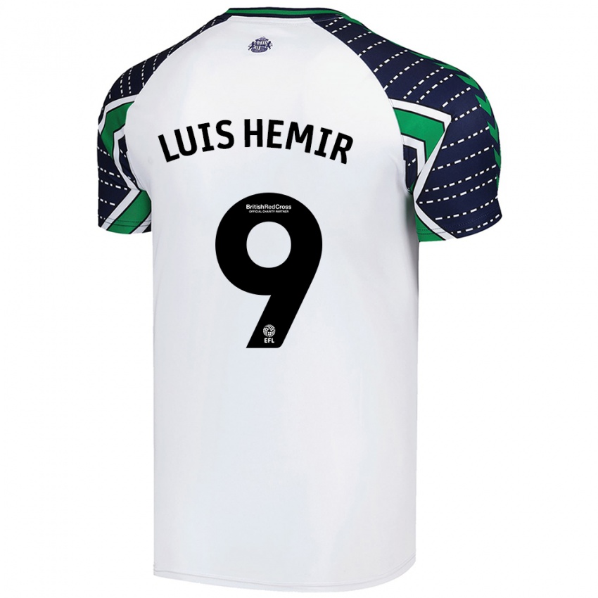 Niño Camiseta Luís Semedo #9 Blanco 2ª Equipación 2024/25 La Camisa México