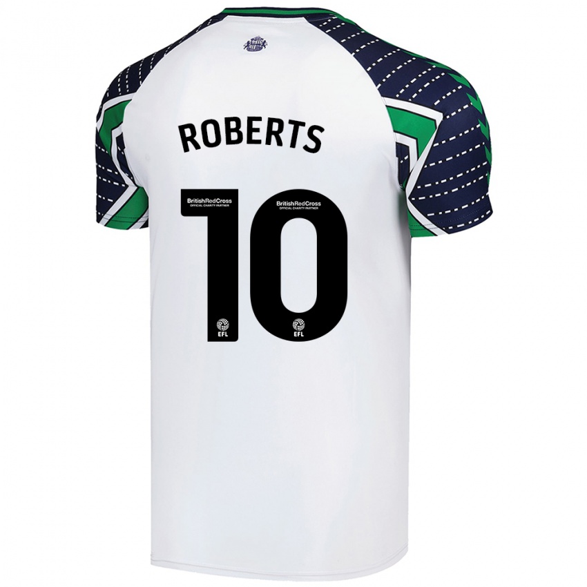 Niño Camiseta Patrick Roberts #10 Blanco 2ª Equipación 2024/25 La Camisa México