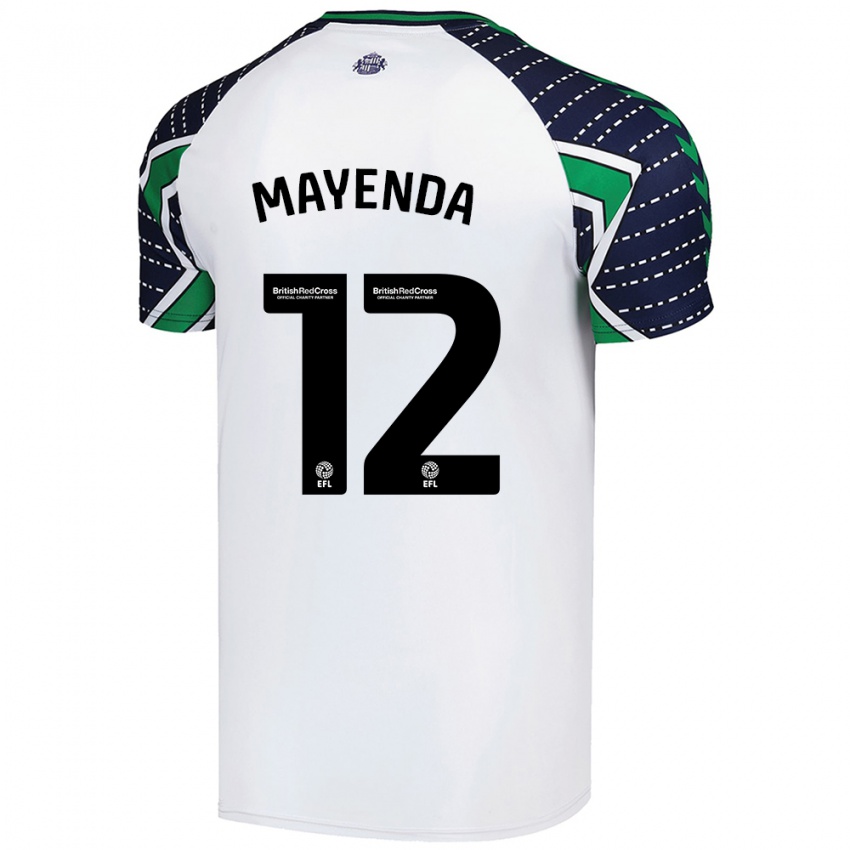 Niño Camiseta Eliezer Mayenda #12 Blanco 2ª Equipación 2024/25 La Camisa México