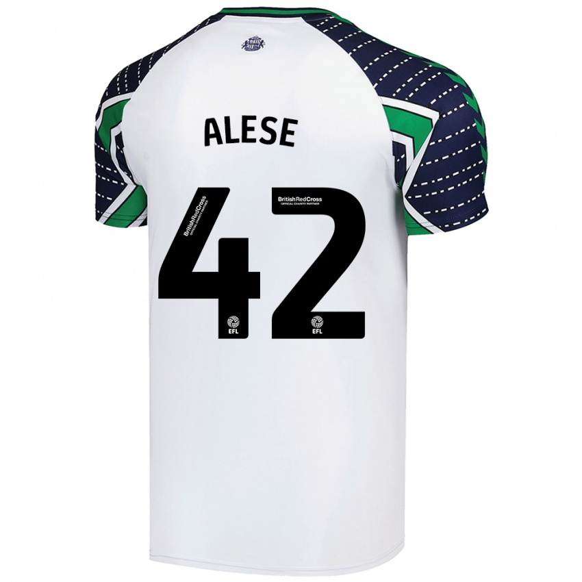 Niño Camiseta Aji Alese #42 Blanco 2ª Equipación 2024/25 La Camisa México