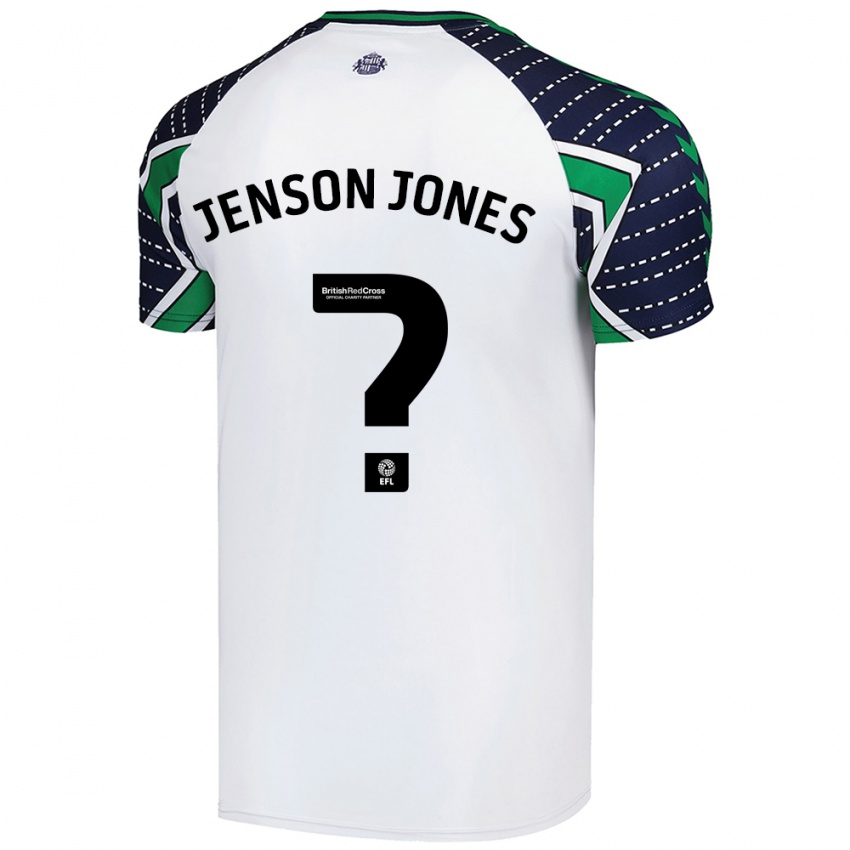 Niño Camiseta Jenson Jones #0 Blanco 2ª Equipación 2024/25 La Camisa México