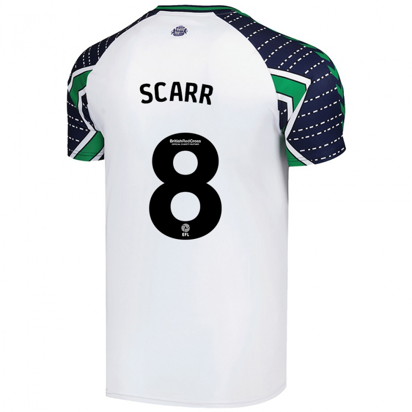 Niño Camiseta Emily Scarr #8 Blanco 2ª Equipación 2024/25 La Camisa México