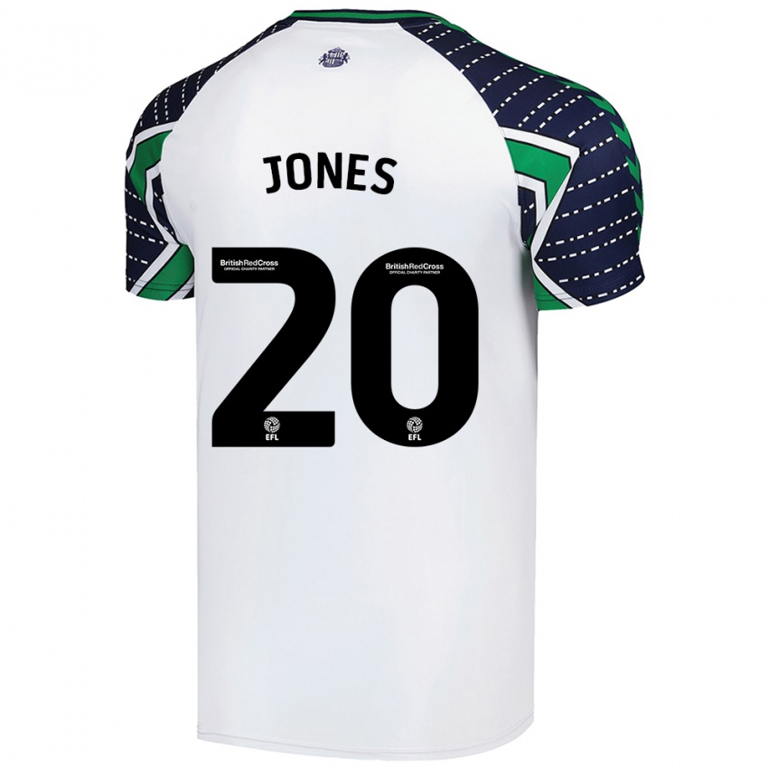 Niño Camiseta Ellen Jones #20 Blanco 2ª Equipación 2024/25 La Camisa México