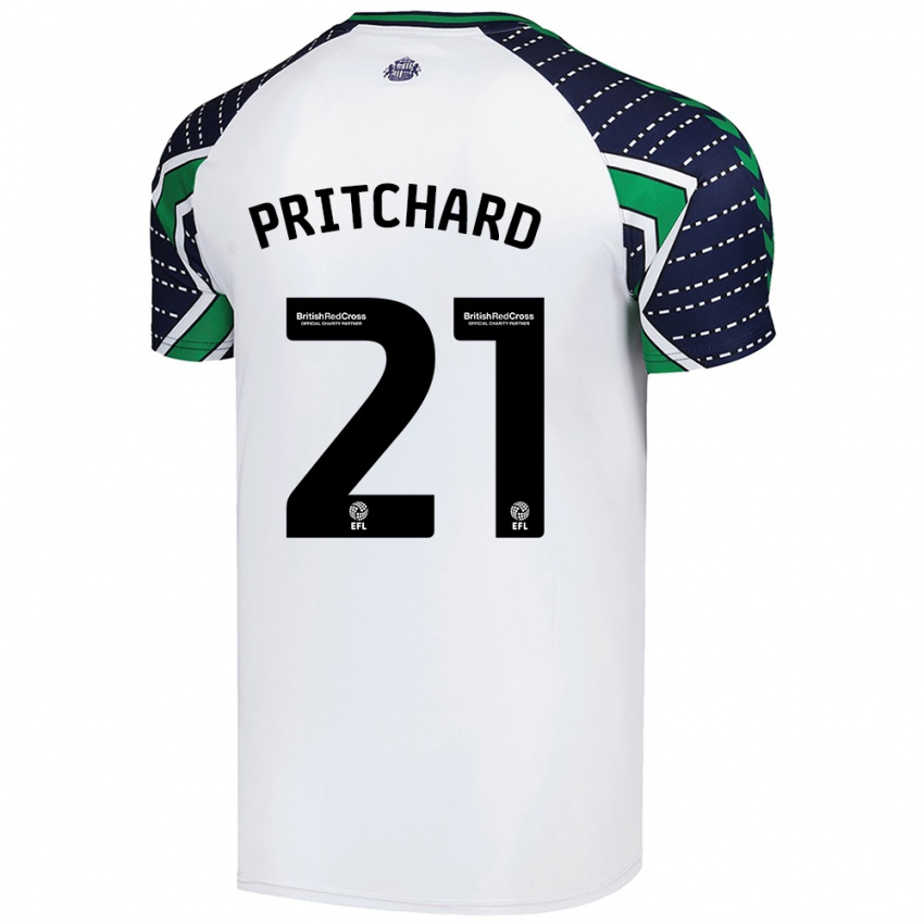 Niño Camiseta Alex Pritchard #21 Blanco 2ª Equipación 2024/25 La Camisa México