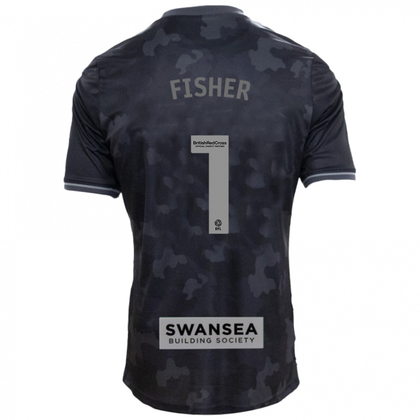 Niño Camiseta Andy Fisher #1 Negro 2ª Equipación 2024/25 La Camisa México