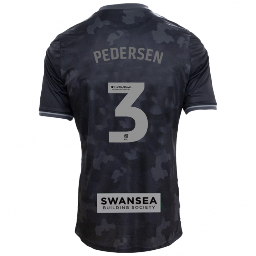 Niño Camiseta Kristian Pedersen #3 Negro 2ª Equipación 2024/25 La Camisa México