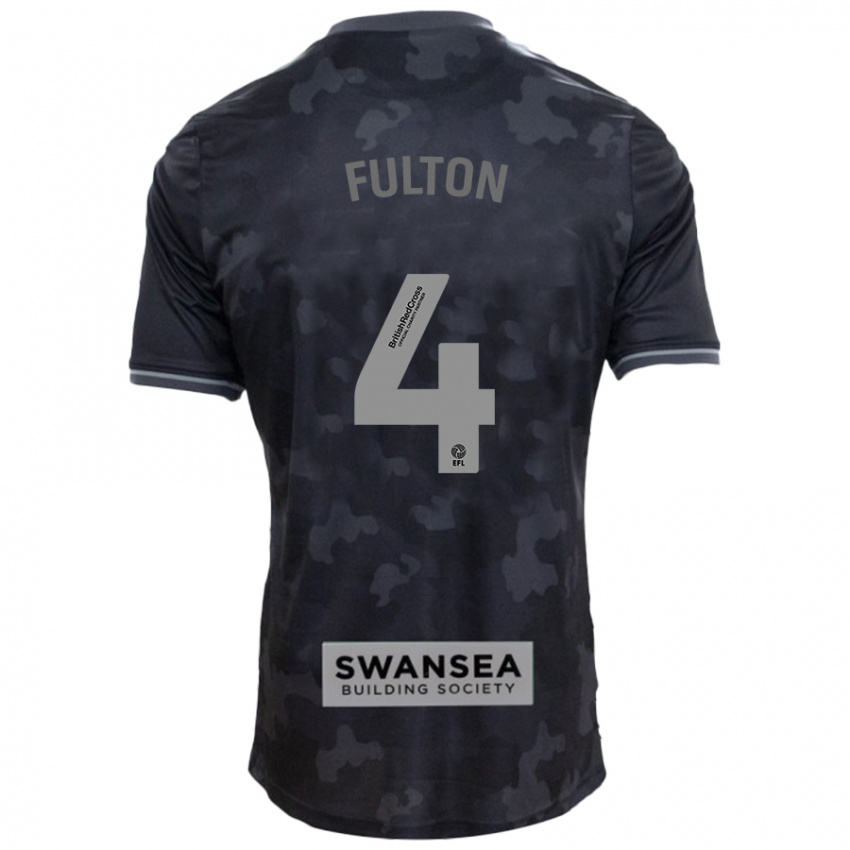 Niño Camiseta Jay Fulton #4 Negro 2ª Equipación 2024/25 La Camisa México