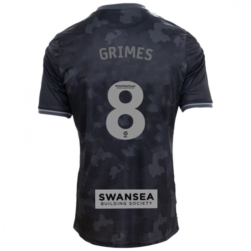 Niño Camiseta Matt Grimes #8 Negro 2ª Equipación 2024/25 La Camisa México