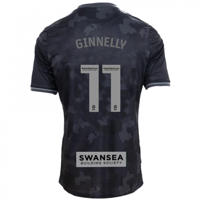 Niño Camiseta Josh Ginnelly #11 Negro 2ª Equipación 2024/25 La Camisa México