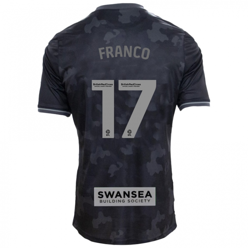 Niño Camiseta Gonçalo Franco #17 Negro 2ª Equipación 2024/25 La Camisa México