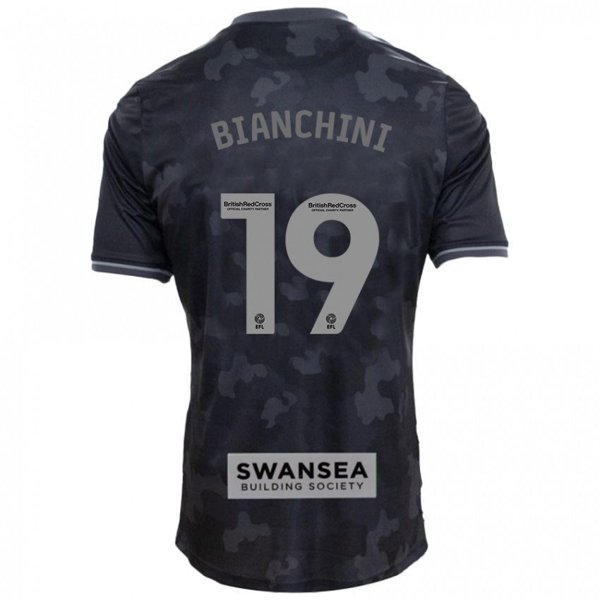 Niño Camiseta Florian Bianchini #19 Negro 2ª Equipación 2024/25 La Camisa México